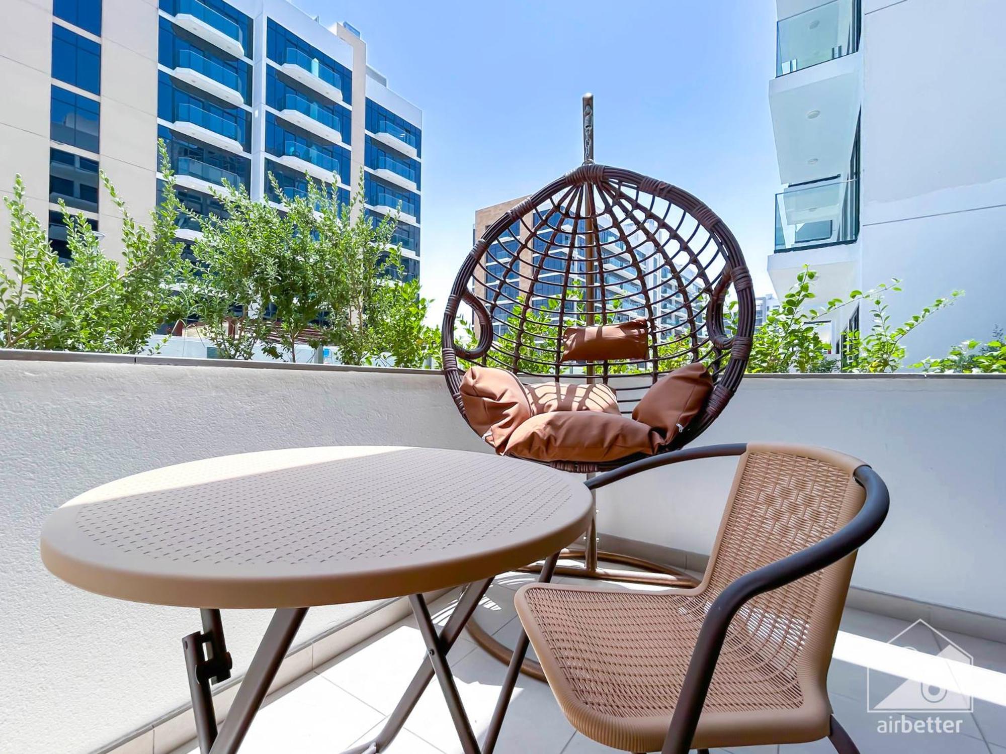 Charming Studio With Balcony In Azizi Riviera Dubái Exterior foto
